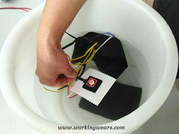 Inspection Process of Carbon Fiber Heating Pad for Heated Workwear