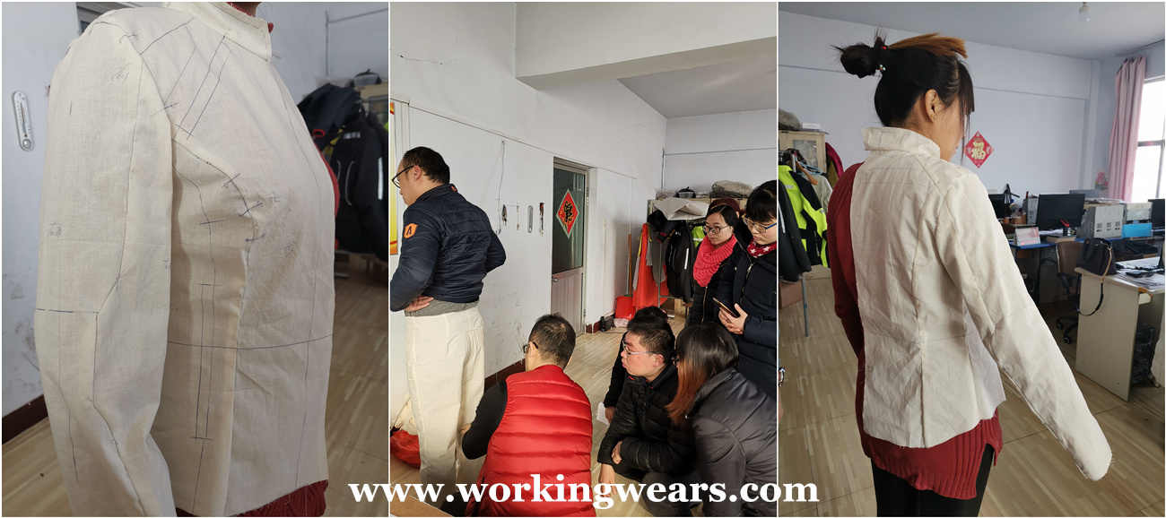 Professional Training for High Quality Work Clothes Fabrication